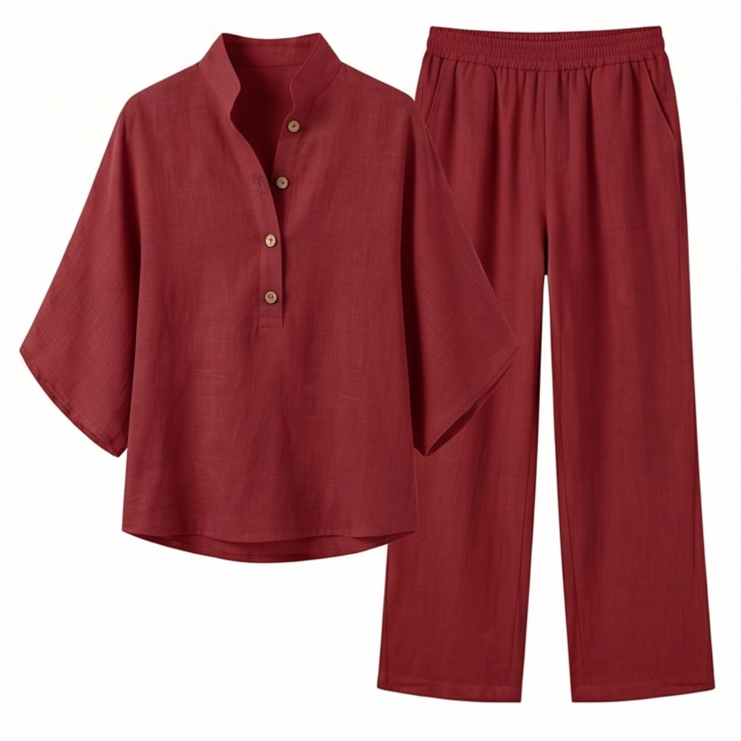 Marelle™ Breezy Linen Two-Piece Set for Warm Days