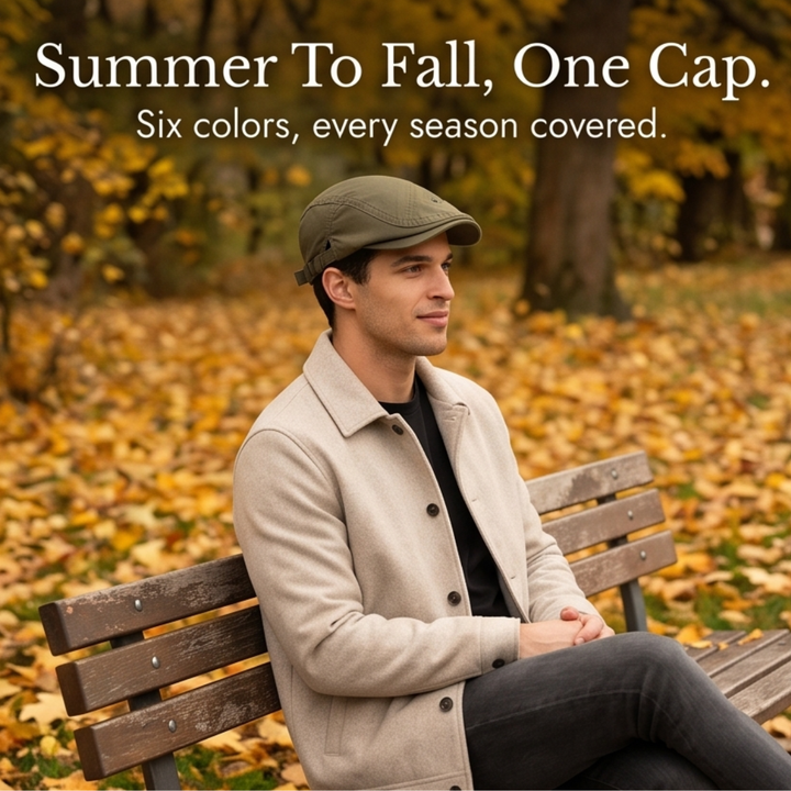 Caplow™ – Low-Profile Flat Cap for Everyday Wear