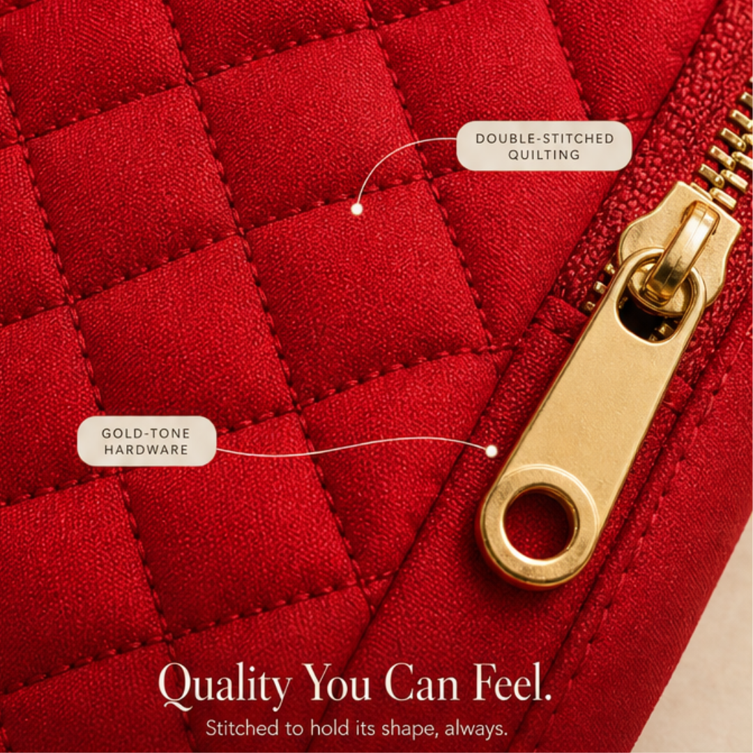 Velora™ – Quilted Crossbody Sling Bag