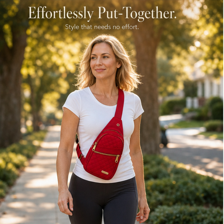 Velora™ – Quilted Crossbody Sling Bag