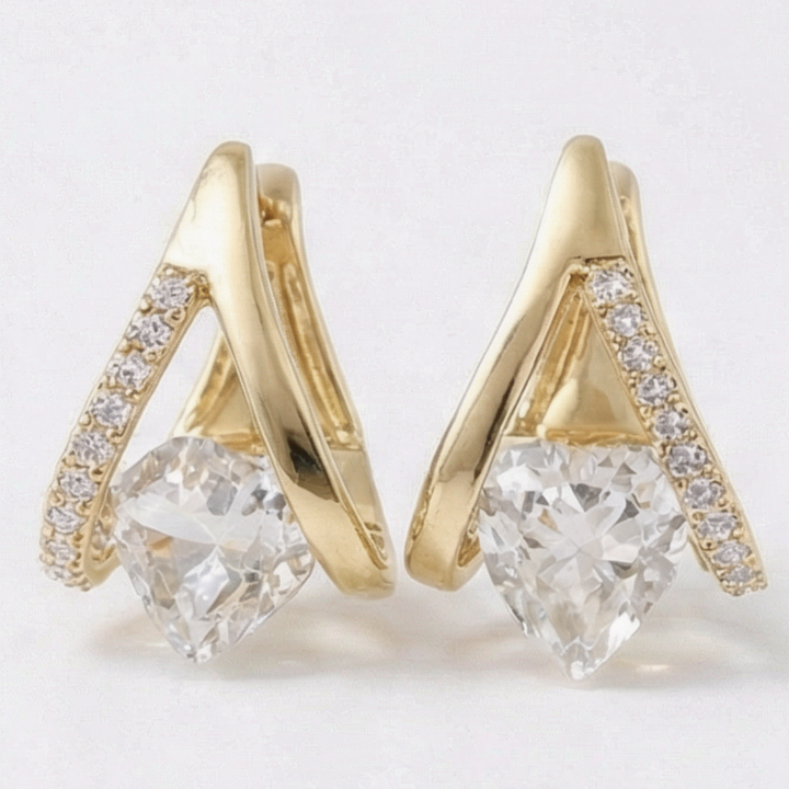 Lunavia™ – V-Frame Heart Earrings