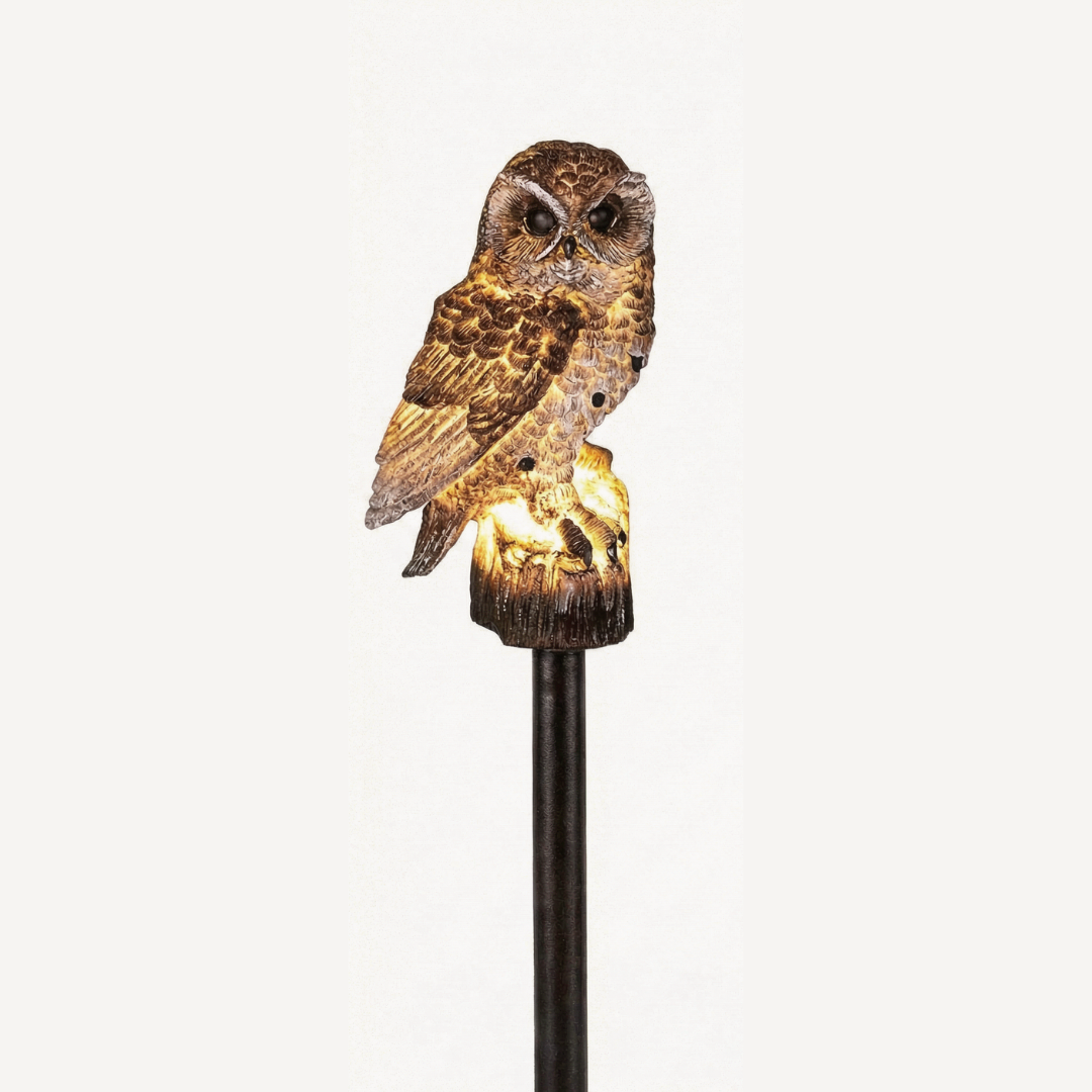 Lumora™ – Solar Owl Garden Light for Magical Dusk Glow