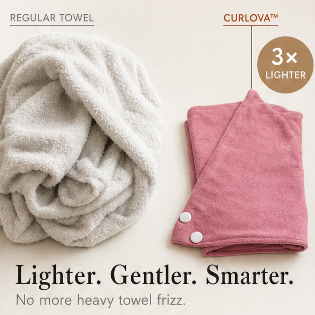 Curlova™ Anti-Frizz Hair Wrap for Defined Curls
