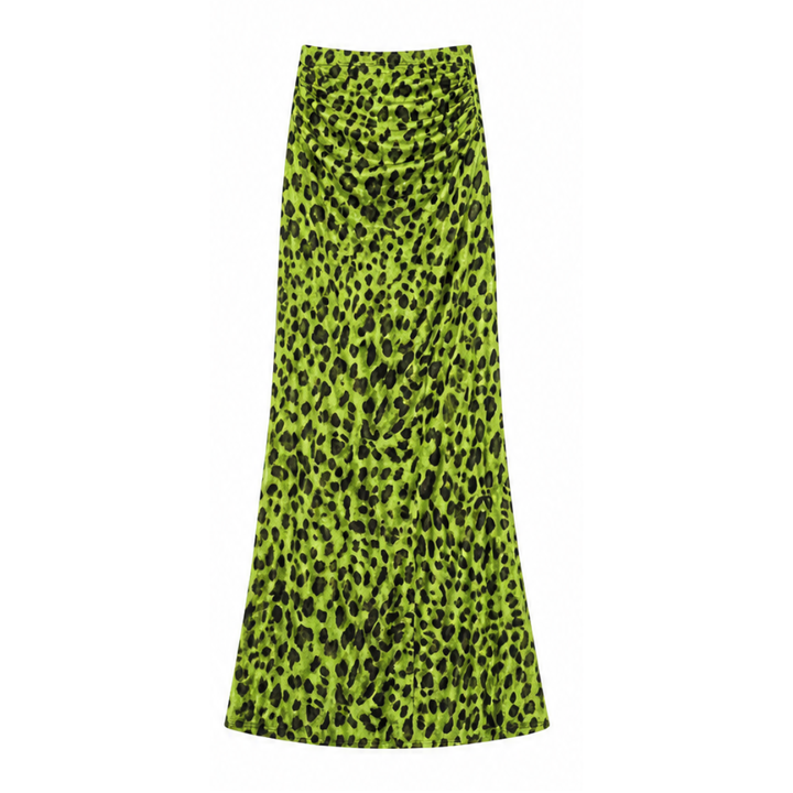 Velora™ – Curvy-Fit Leopard Print Maxi Skirt