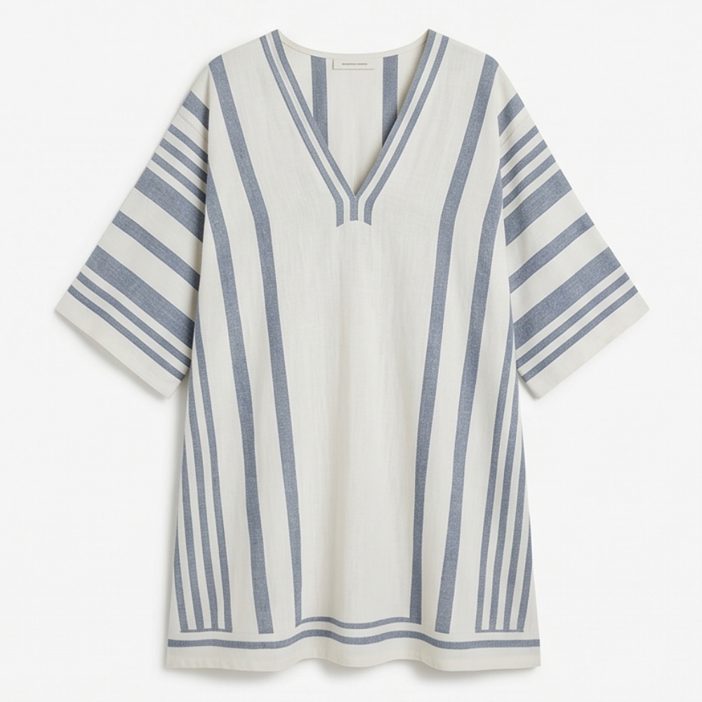 Sienna™ Embroidered Kaftan Mini Dress for Vacation