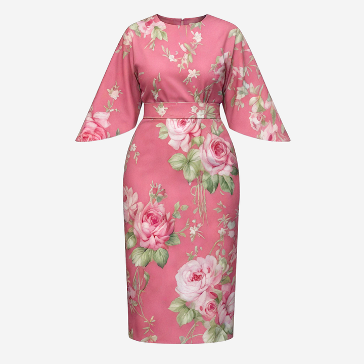 Serenza™ Vintage Tapestry Midi Dress for Curves