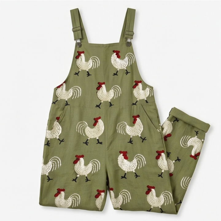 QueenBee™ Artisan Print Plus-Size Overall