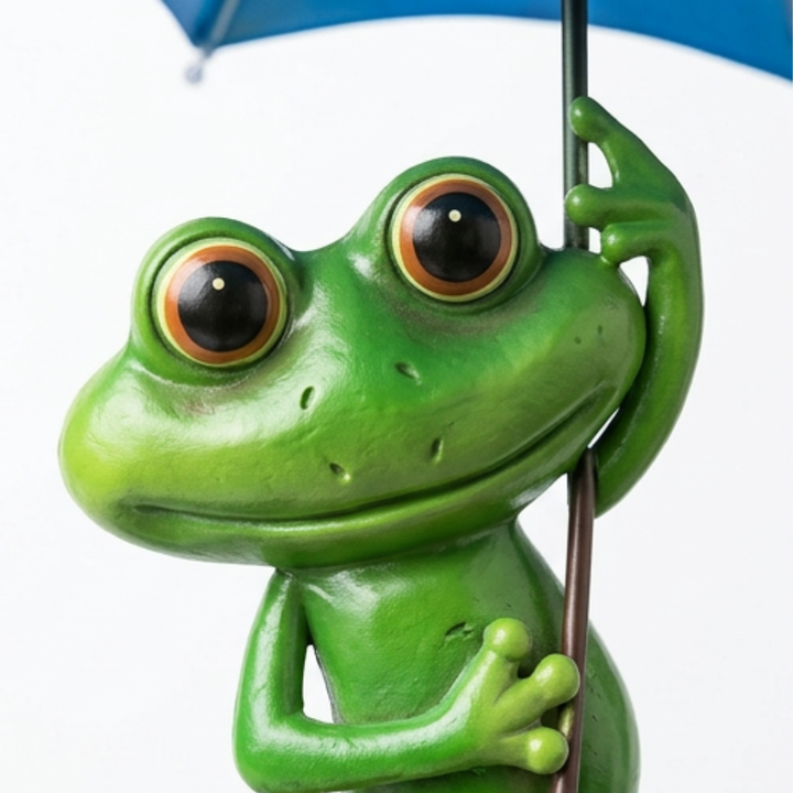 Magic Frog™ – Solar Garden Lamp with Bird Feeder