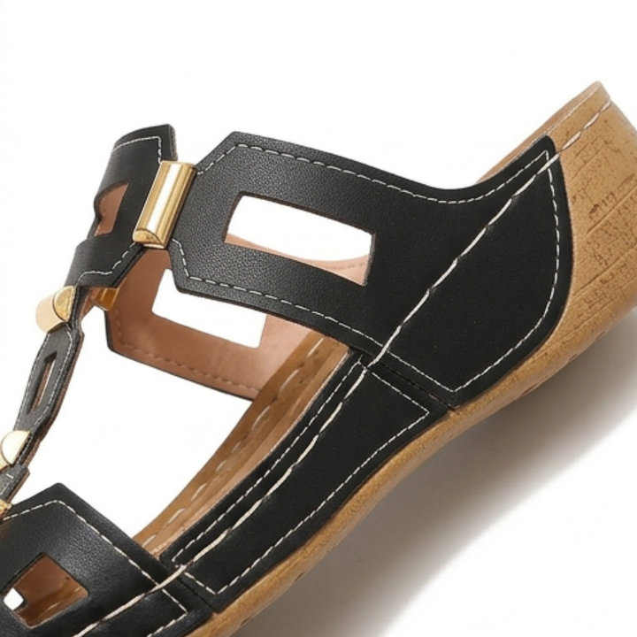 Soleva™ – Cut-Out Platform Sandals