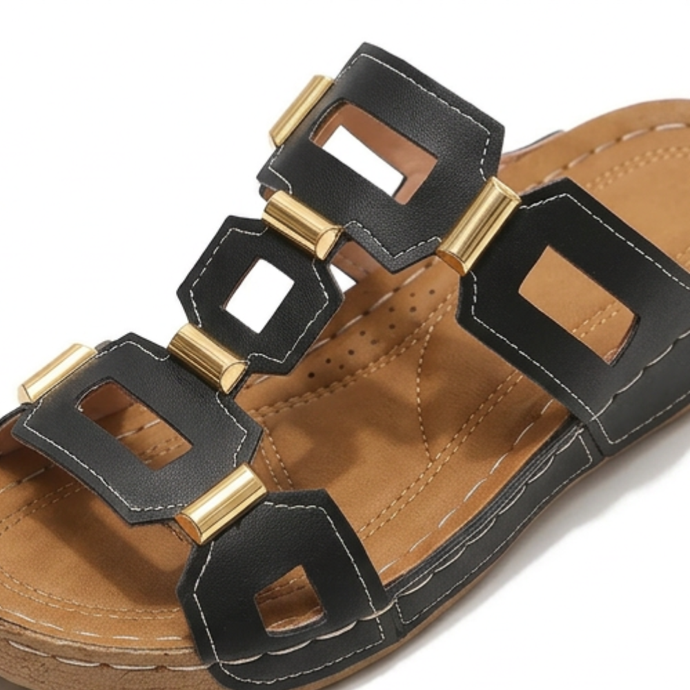 Soleva™ – Cut-Out Platform Sandals