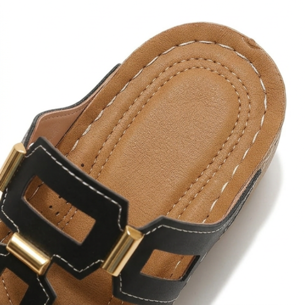 Soleva™ – Cut-Out Platform Sandals