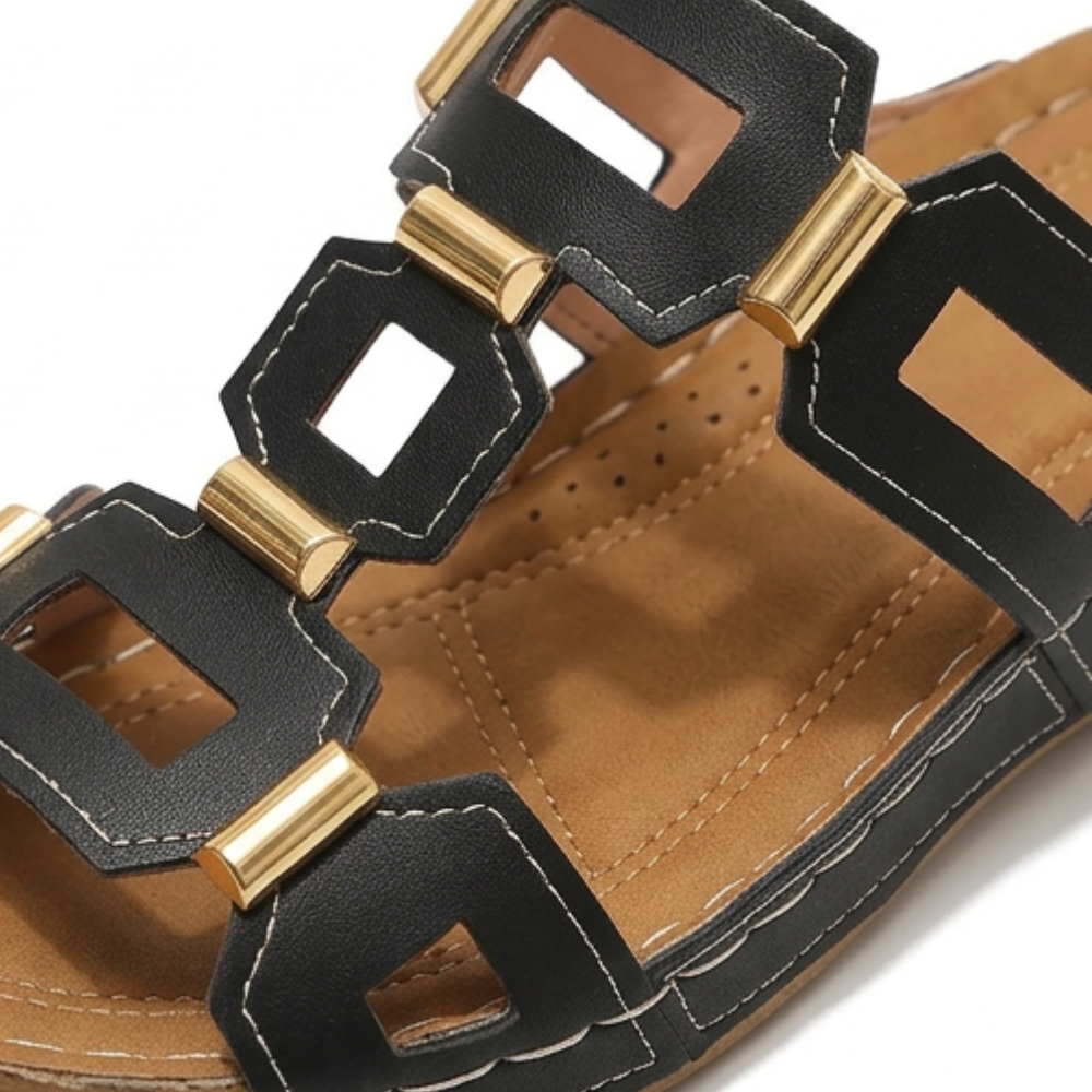 Soleva™ – Cut-Out Platform Sandals