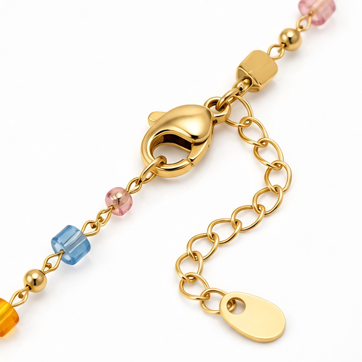 Lumora™ – Rainbow Cross Pendant Necklace