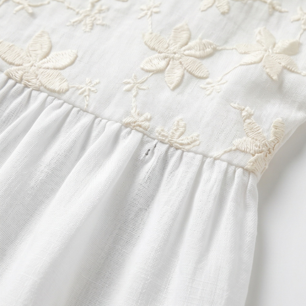 Floralé - Women's Embroidered Floral Peplum Blouse