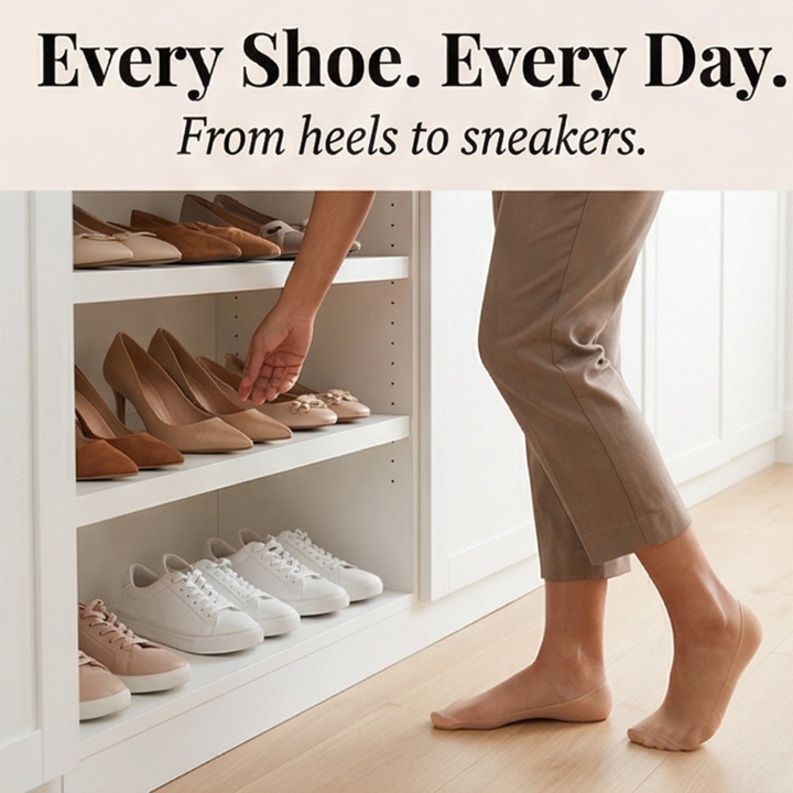 Silkara™ – Ultra Sheer Non Slip Invisible Socks