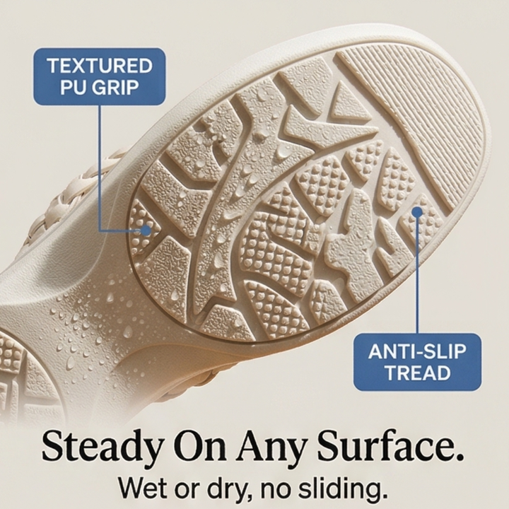 Soléna™ – Braided Platform Sandal for All Day Comfort