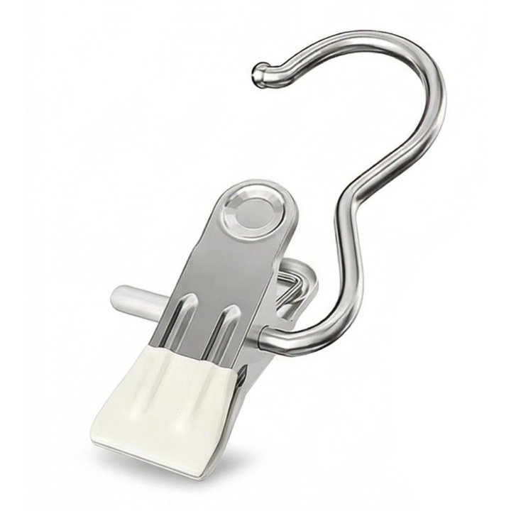 Clipvault™ – Stainless Steel Closet Clip Hooks (20 Pack)