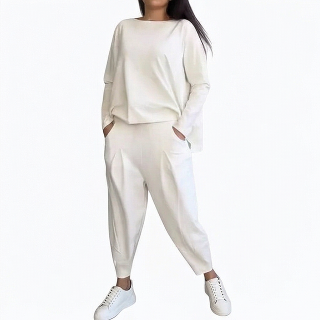 Lunaire™ Soft Cotton Two Piece Lounge Set
