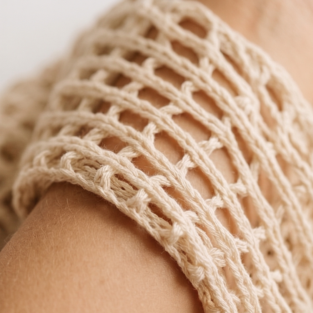 Aerela™ – Breezy Open Weave Knit Top