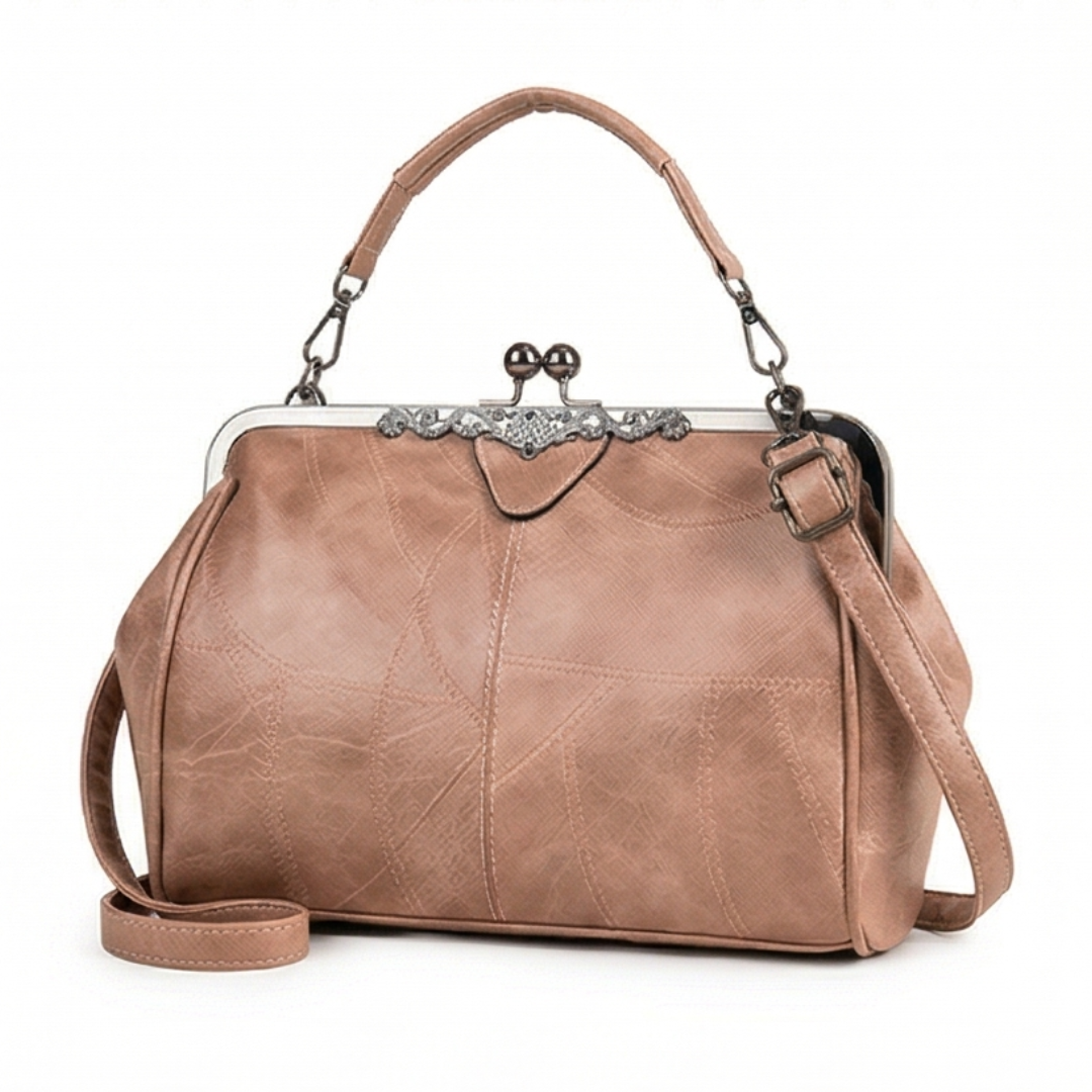 Bellora™ – Vintage Kiss Lock Handbag