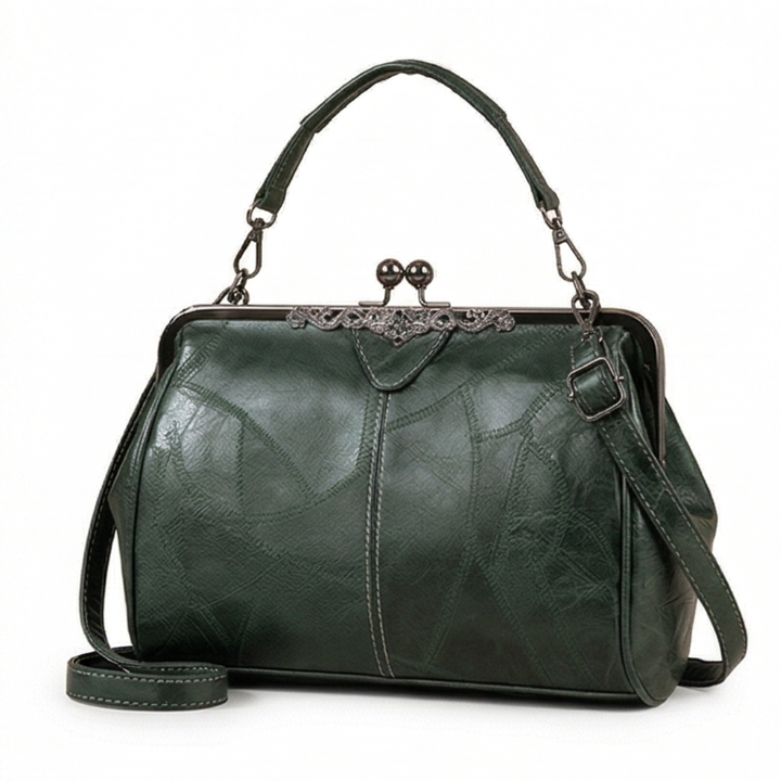 Bellora™ – Vintage Kiss Lock Handbag