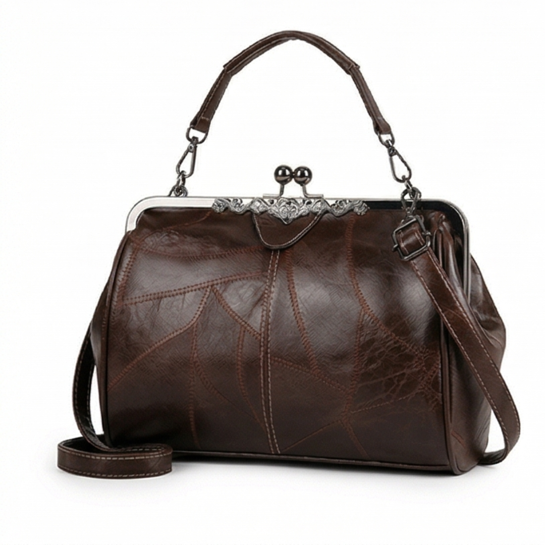 Bellora™ – Vintage Kiss Lock Handbag
