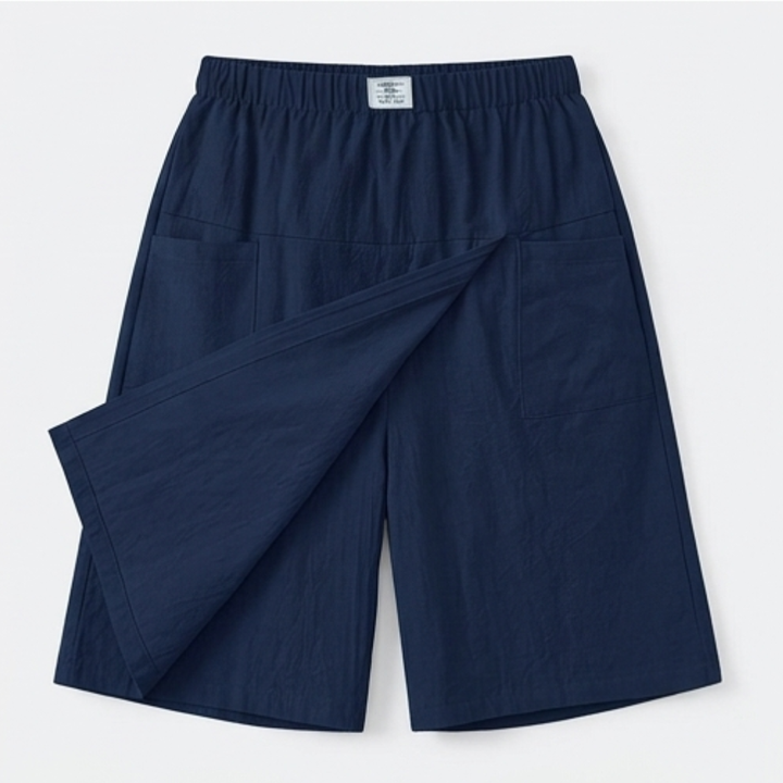 Soléva™ – Wrap-Front Skort with Hidden Shorts