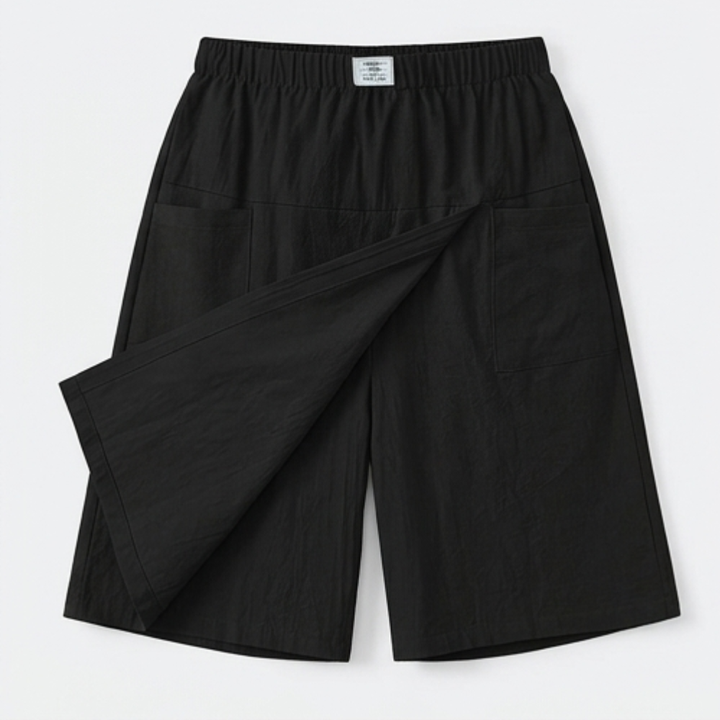 Soléva™ – Wrap-Front Skort with Hidden Shorts