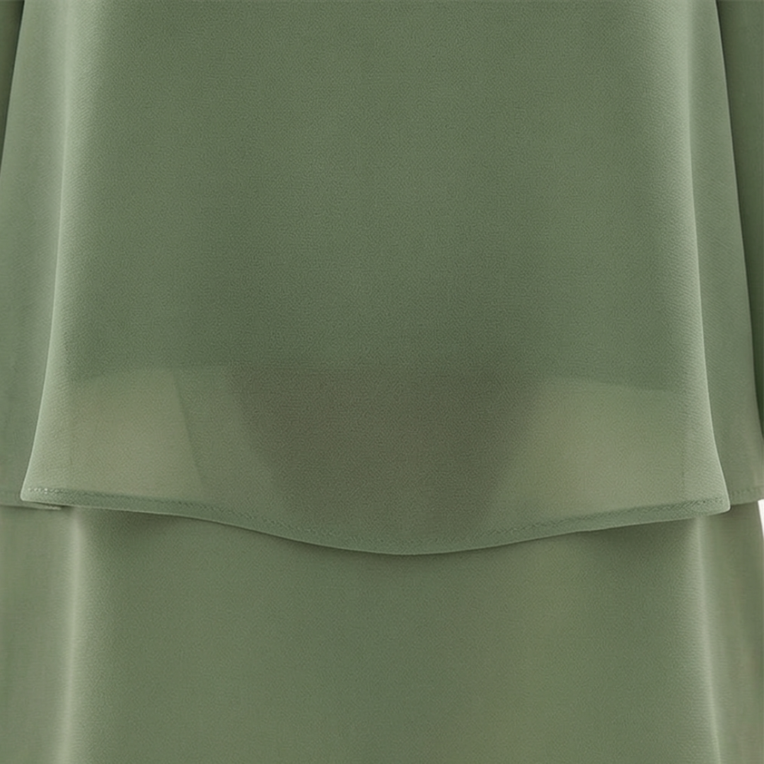 Elara™ – Flowy Chiffon Two Piece Set