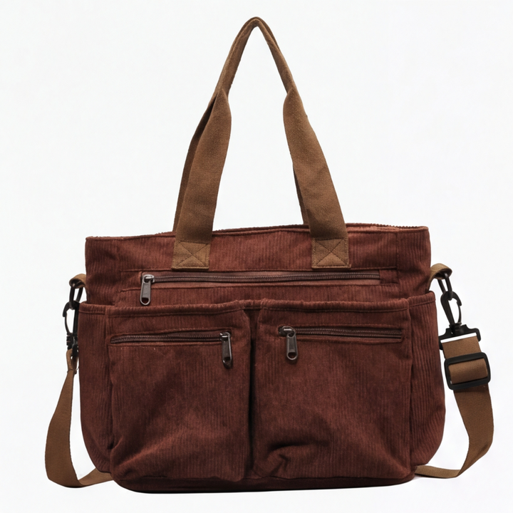 Cordova™ Multi Pocket Corduroy Shoulder Bag