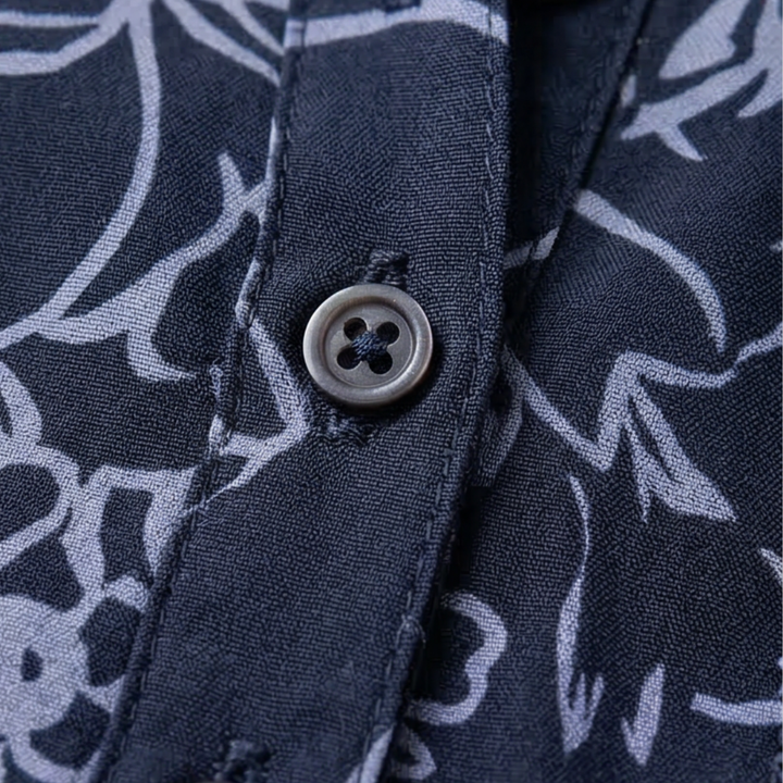 Florenne™ – Sequin Pocket Floral Blouse