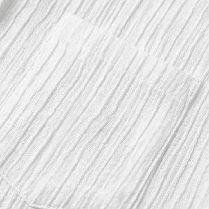 Vivara™ – Textured Crinkle Button Down Blouse
