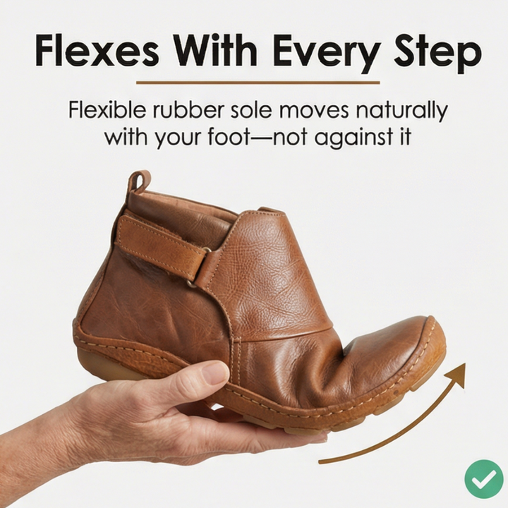 Solena™ Adjustable Ankle Boots for Sensitive Feet