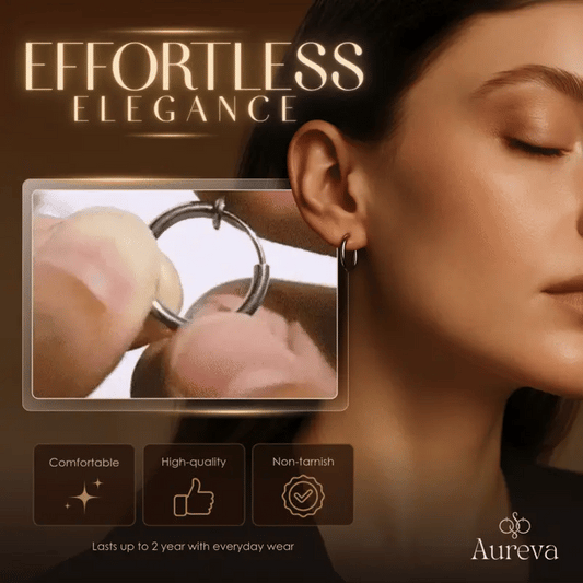 Aureva™ – Retractable Comfort Earrings (1+1 Free)