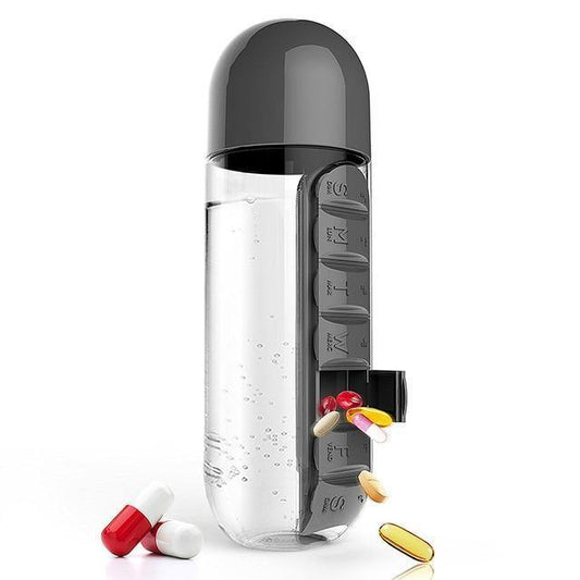 Blisswell™ - 3-in-1 Pillbox Water Bottle
