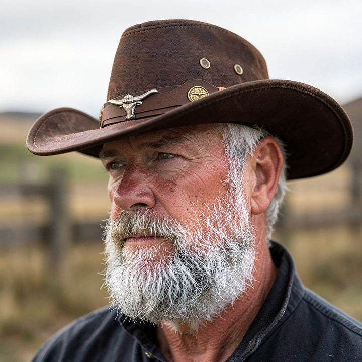 Hollowridge™ – Longhorn Concho Cowboy Hat