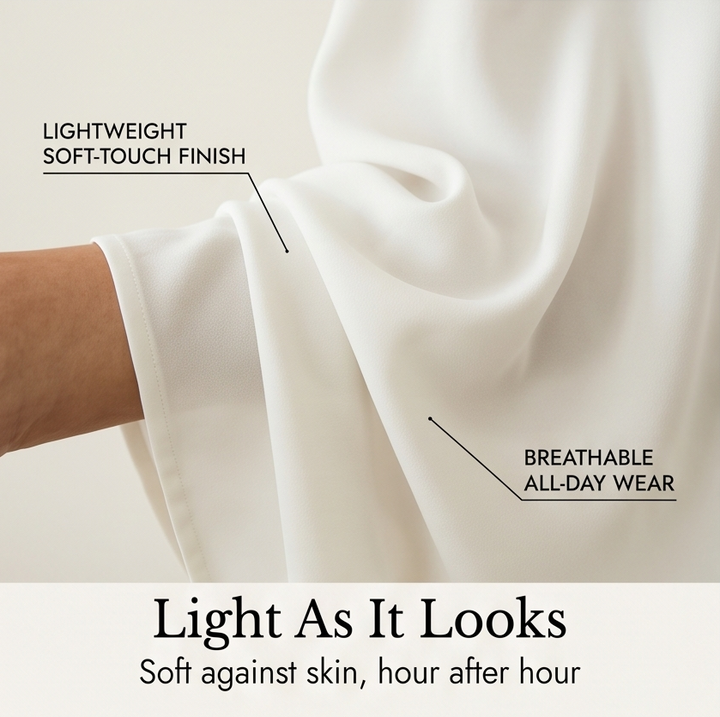 Lunavia™ – Pleated Short-Sleeve Blouse