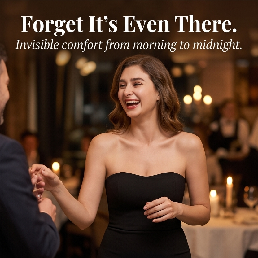 Stayva™ – Strapless Bra with Crossover Back