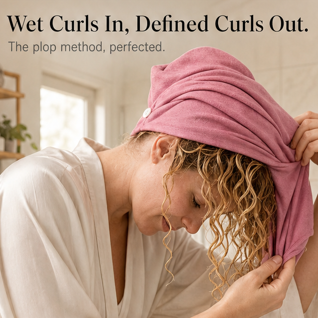 Curlova™ Anti-Frizz Hair Wrap for Defined Curls