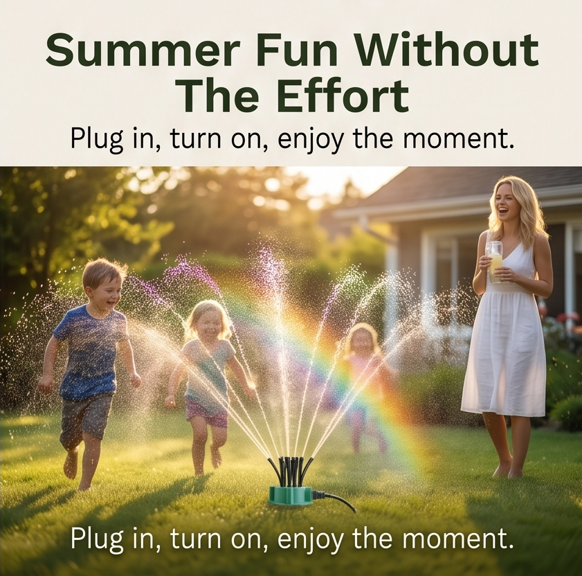 Aquava™ – 360° Multi Arm Garden Sprinkler