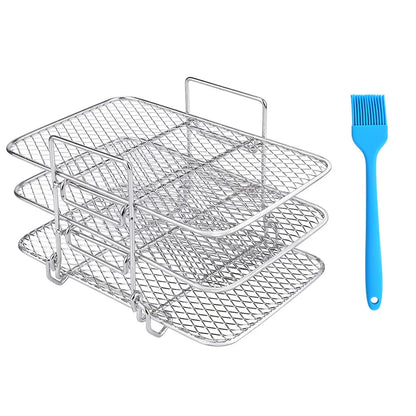 Cravell™ – Stackable Cooking Rack for Even Air Frying (50% Off)