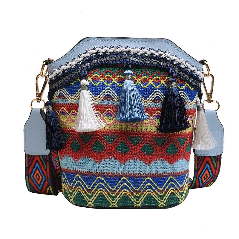 Maravela™ - Handwoven Tassel Crossbody Bag