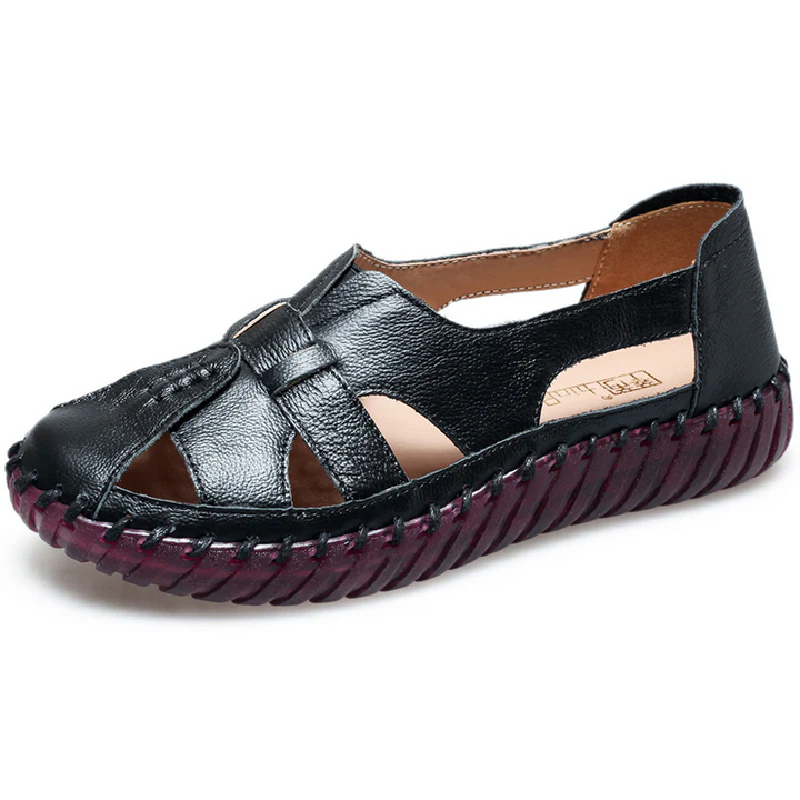 Solara™ – Hand Stitched Leather Comfort Sandals