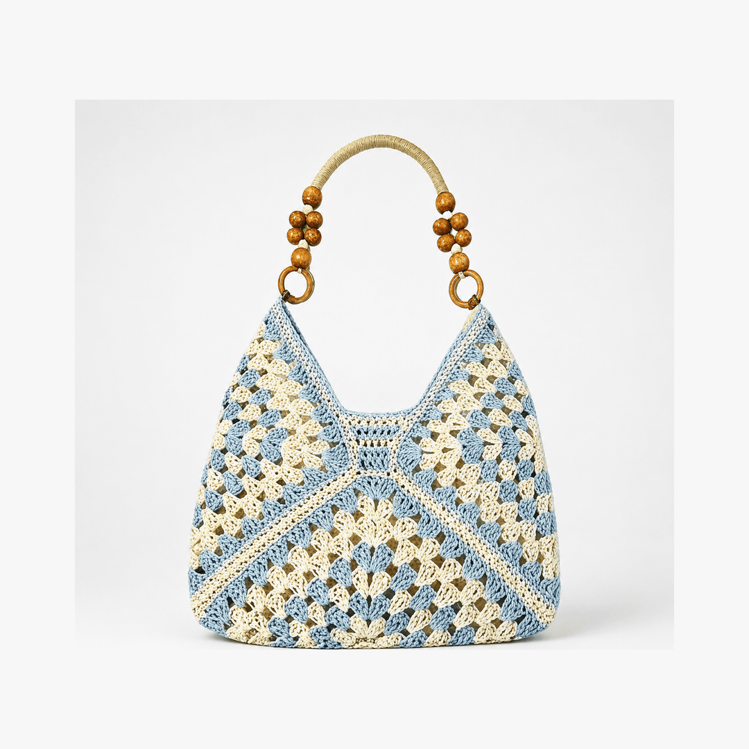 Solèra™ – Crochet Summer Tote with Hidden Lining