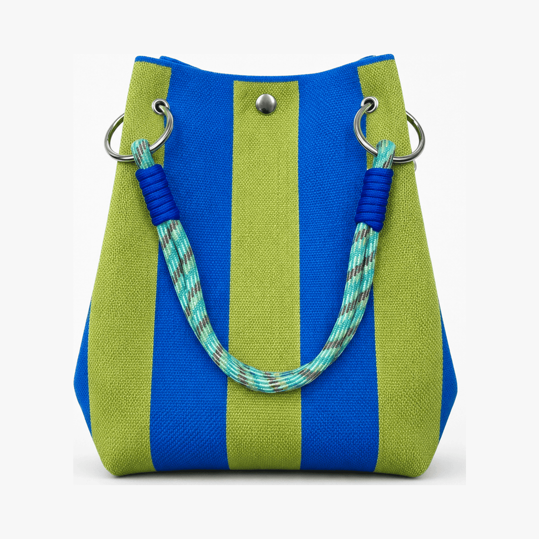 Sundara™ – Striped Knit Bucket Bag for Everyday Style