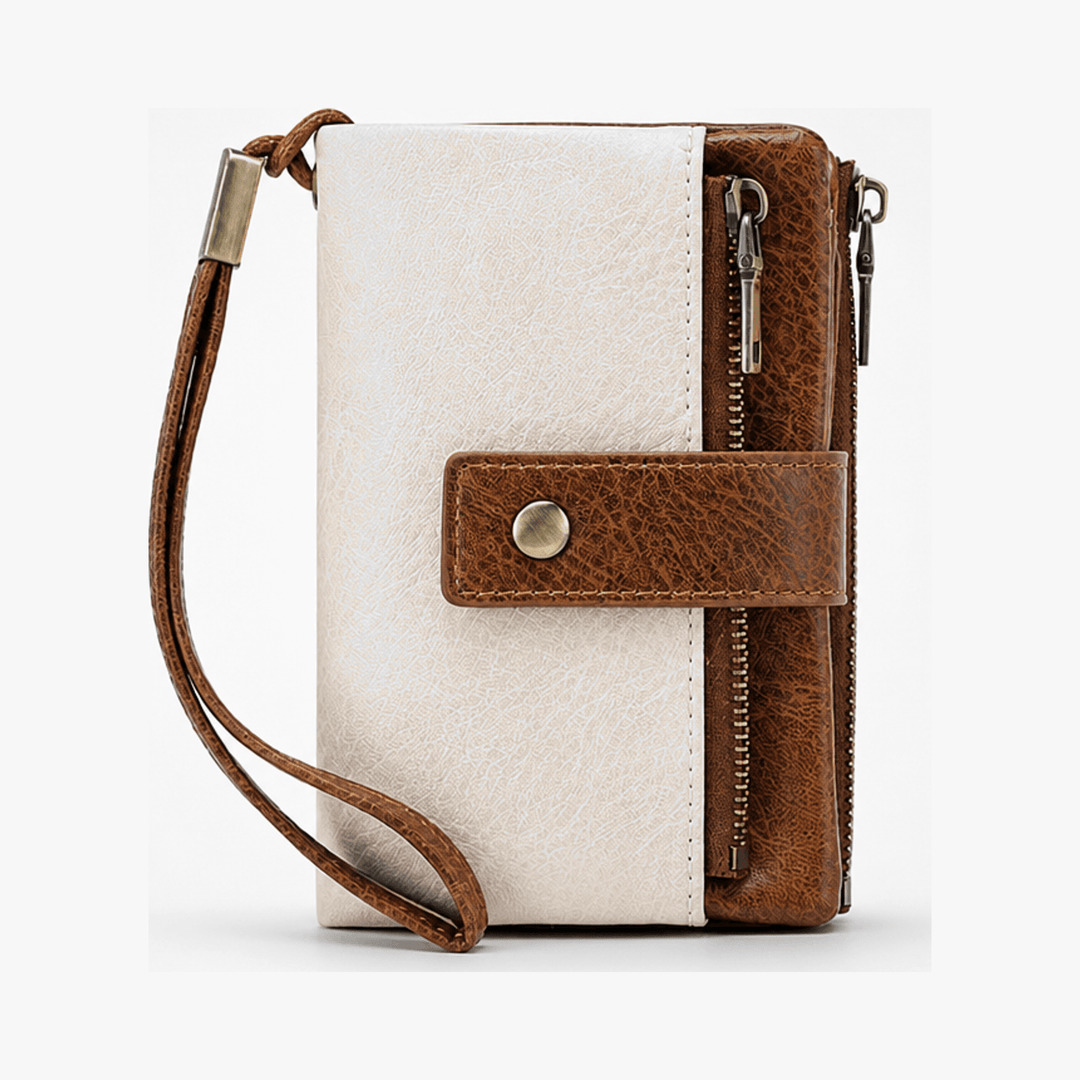 Veluna™ Long Wallet with Phone Pocket and Wrist Strap