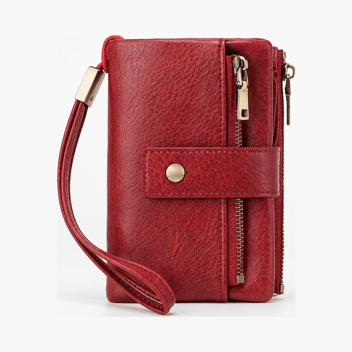 Veluna™ Long Wallet with Phone Pocket and Wrist Strap