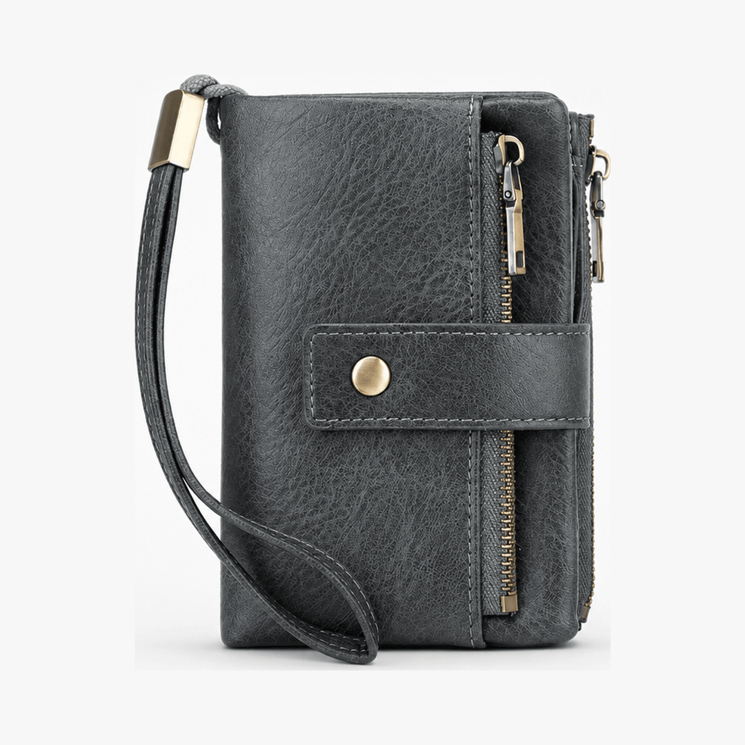 Veluna™ Long Wallet with Phone Pocket and Wrist Strap