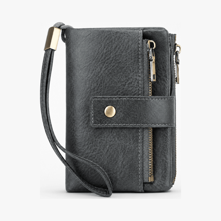 Veluna™ Long Wallet with Phone Pocket and Wrist Strap