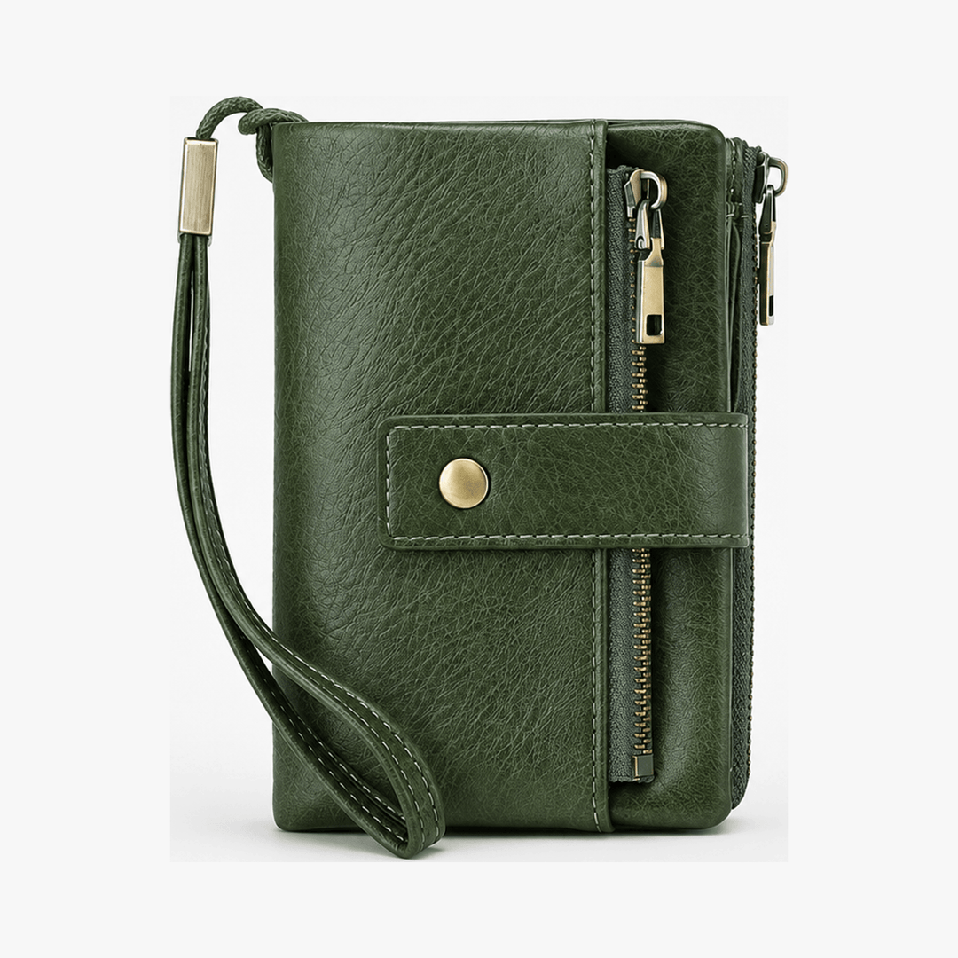 Veluna™ Long Wallet with Phone Pocket and Wrist Strap